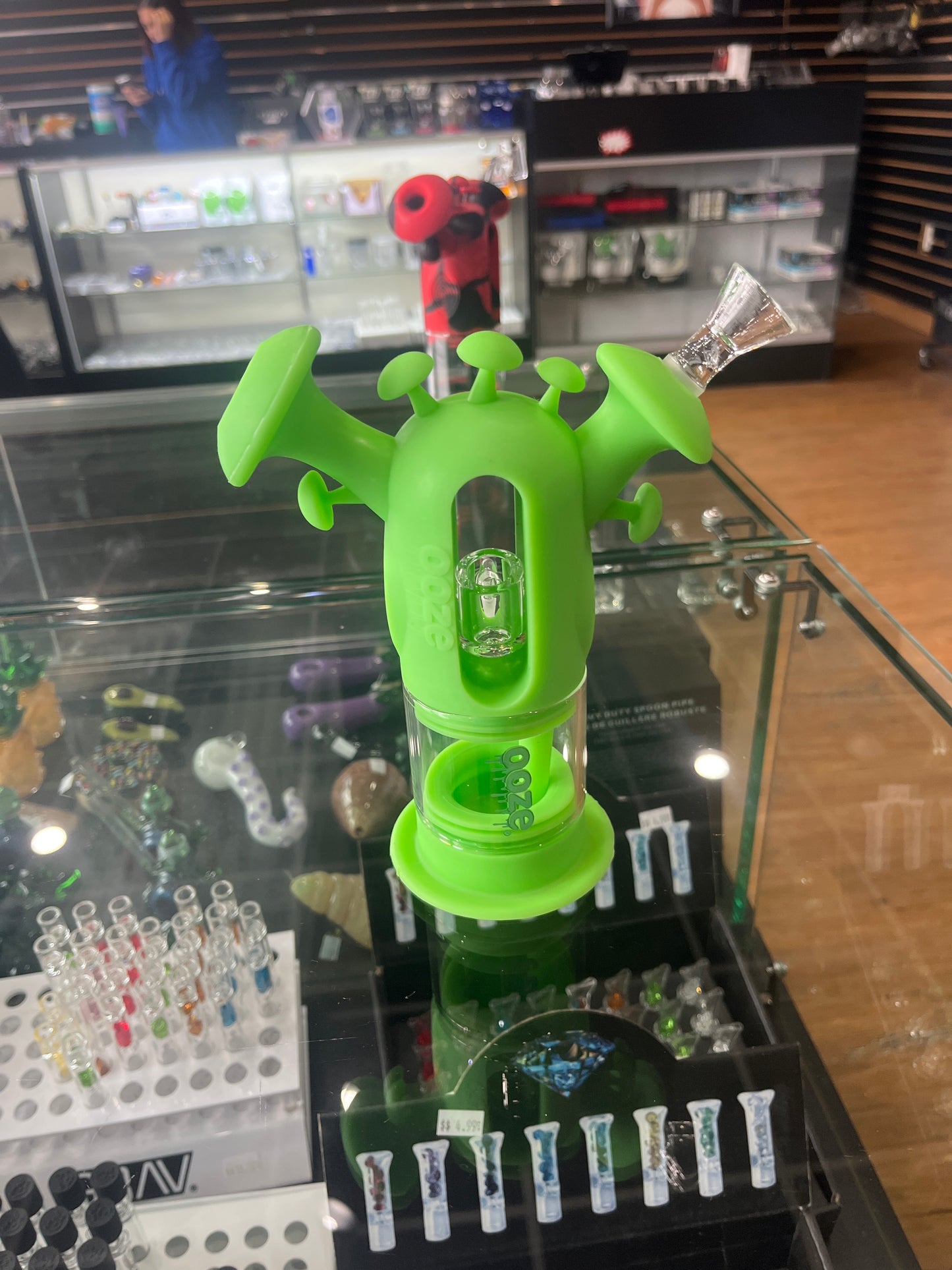 Ooze Funky Silicone Dab Rig/Bong Combo