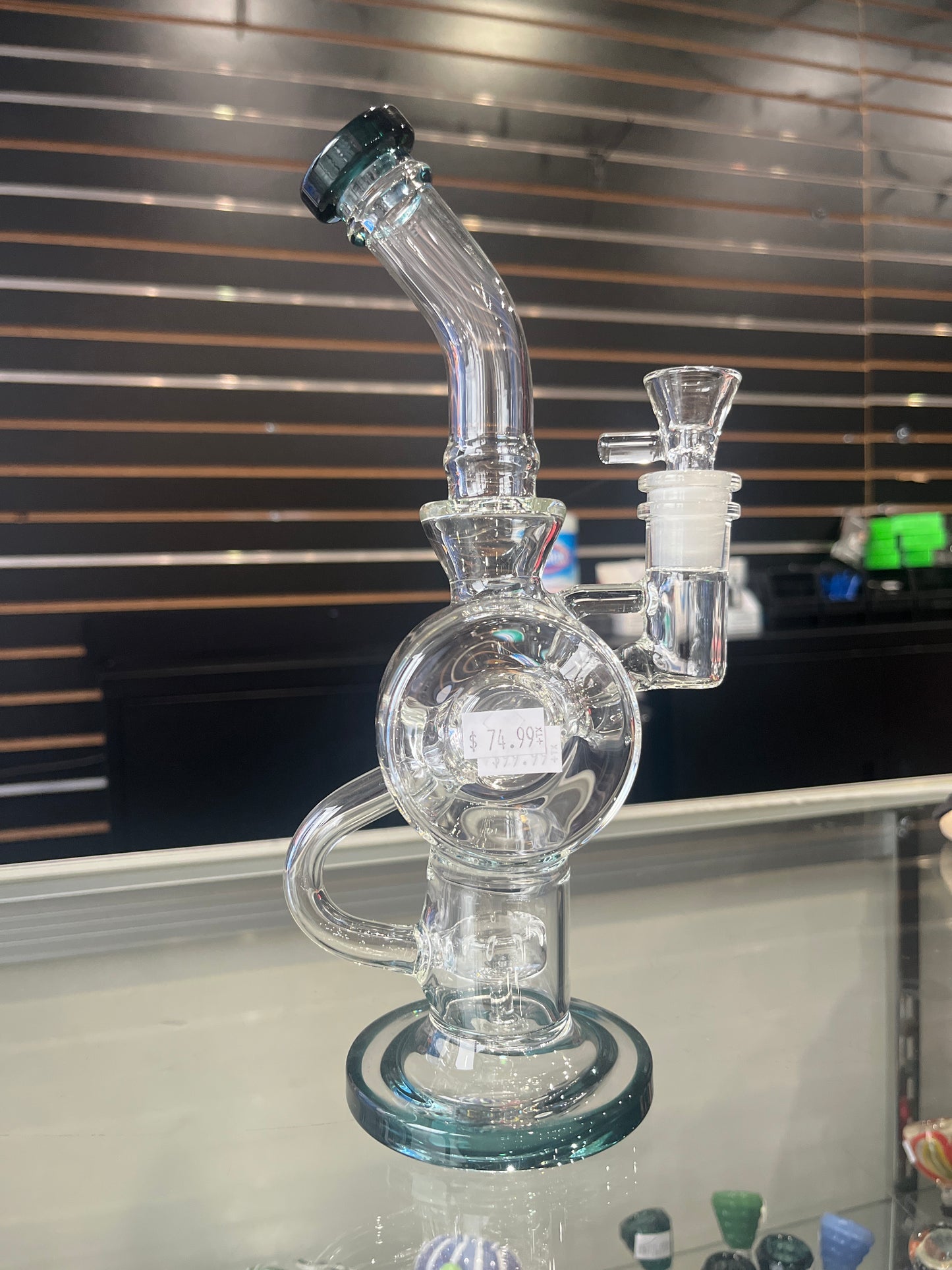Glass Drum Perc Bong