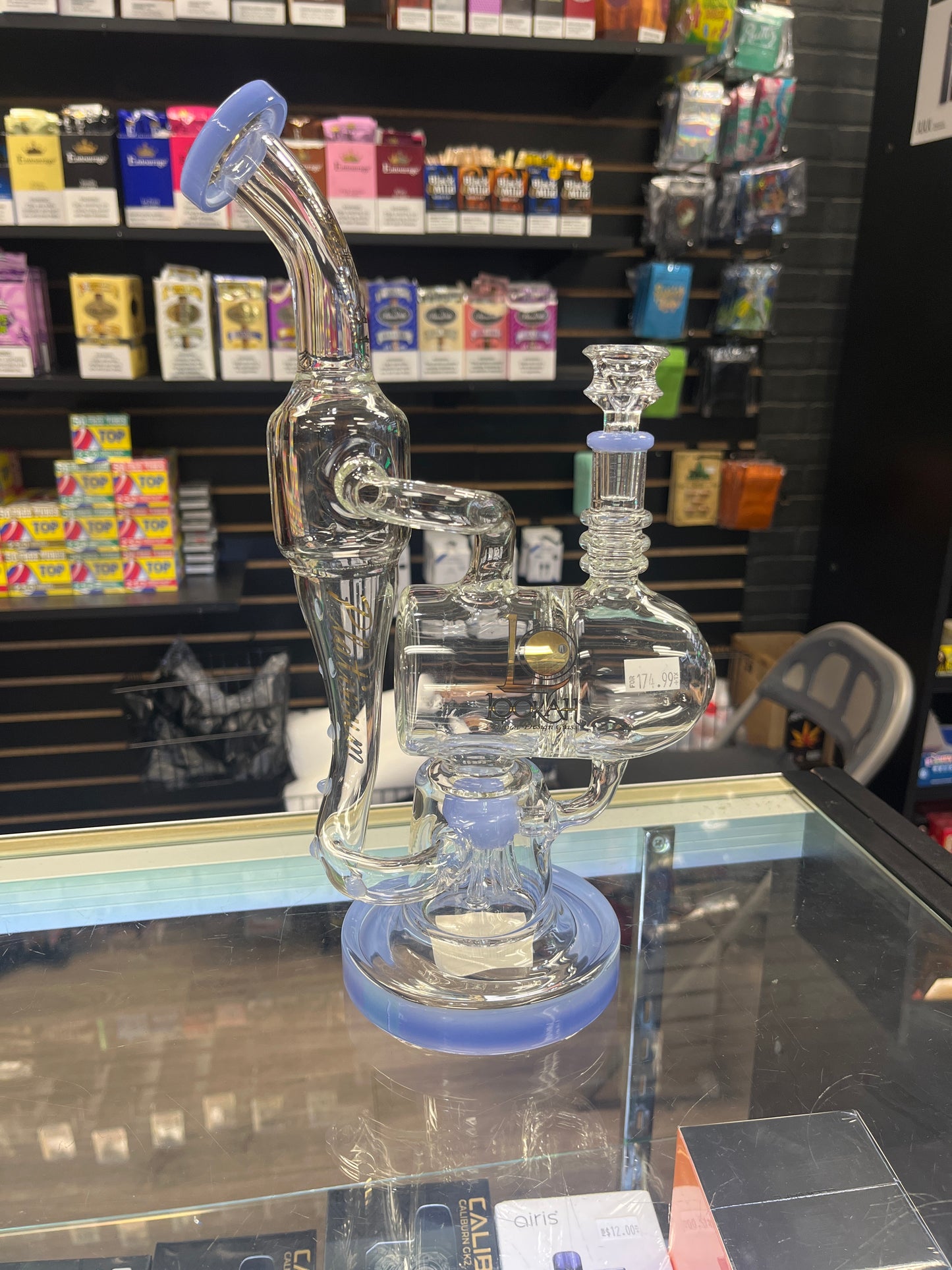 Lookah Light Purple Bullet Bong