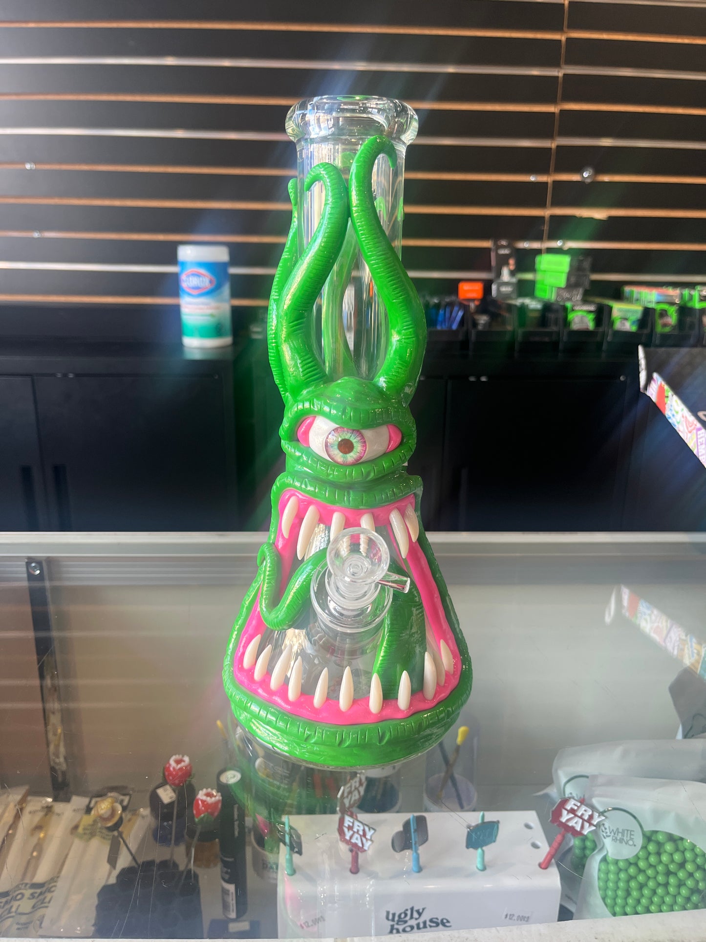 Green Monster Beaker Bong