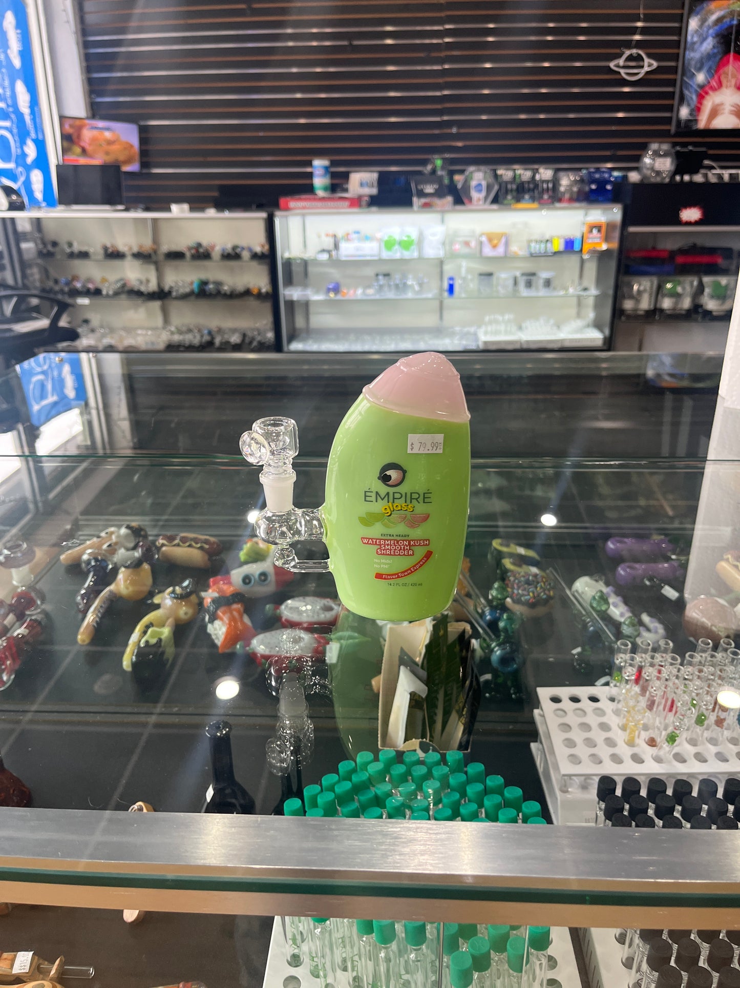 Empire Glass Shampoo Bottle Design Bong