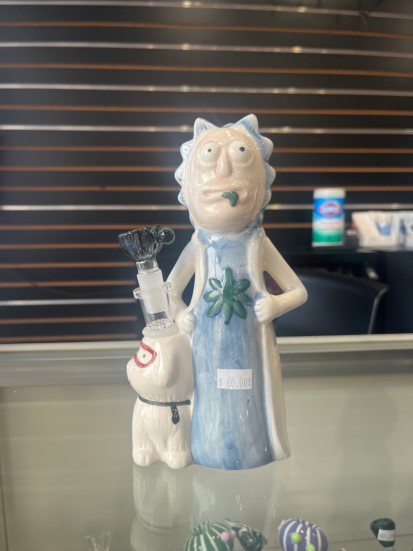 Rick and Morty Bong- Rick and Snowball