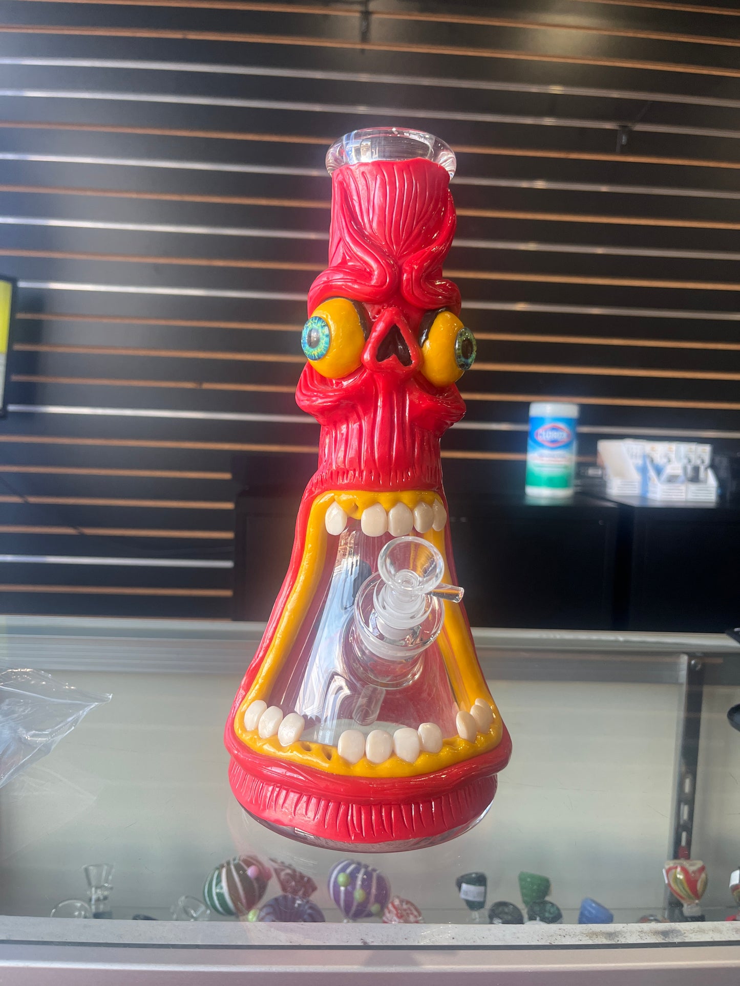 Red Monster Beaker Bong