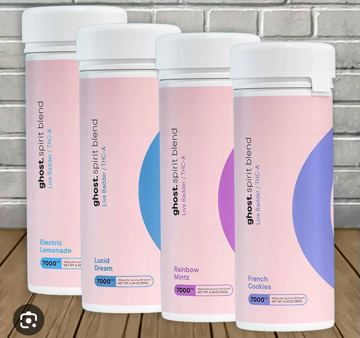Ghost Spirit Blend Live Badder/THC-A Gummies 7000mg