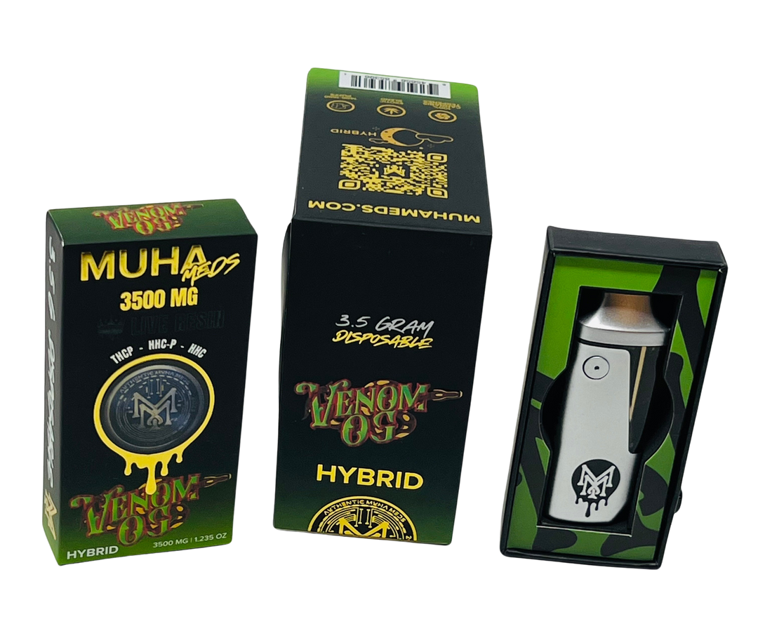 Muha Medz 3.5g Melted Diamonds THC-A x D9 Disposable Vape