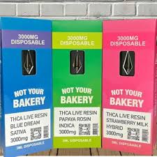 Not Your Bakery 3000mg THCA Live Resin Disposable
