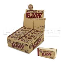 RAW - Wide Perforated Tips 50ct