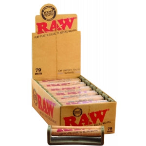 RAW - Hemp Plastic Cigarette Rolling Machine 79mm 002