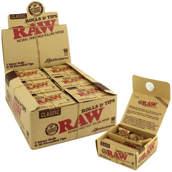Raw Classic Masterpiece Rolls & Tips King Size