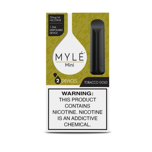 Myle Mini Disposable Vape Device - Tobacco Gold
