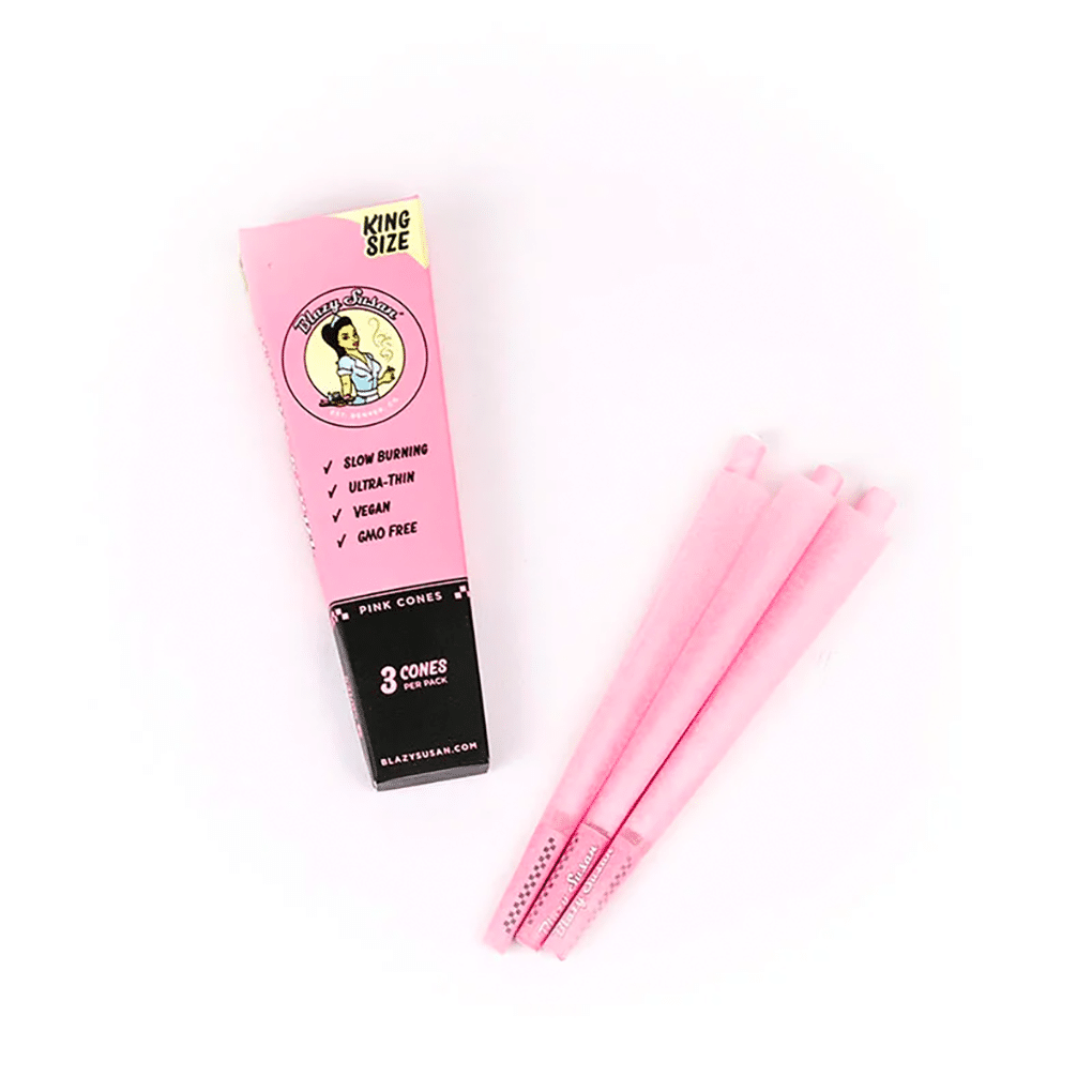 Blazy Susan Pink Cones King Size