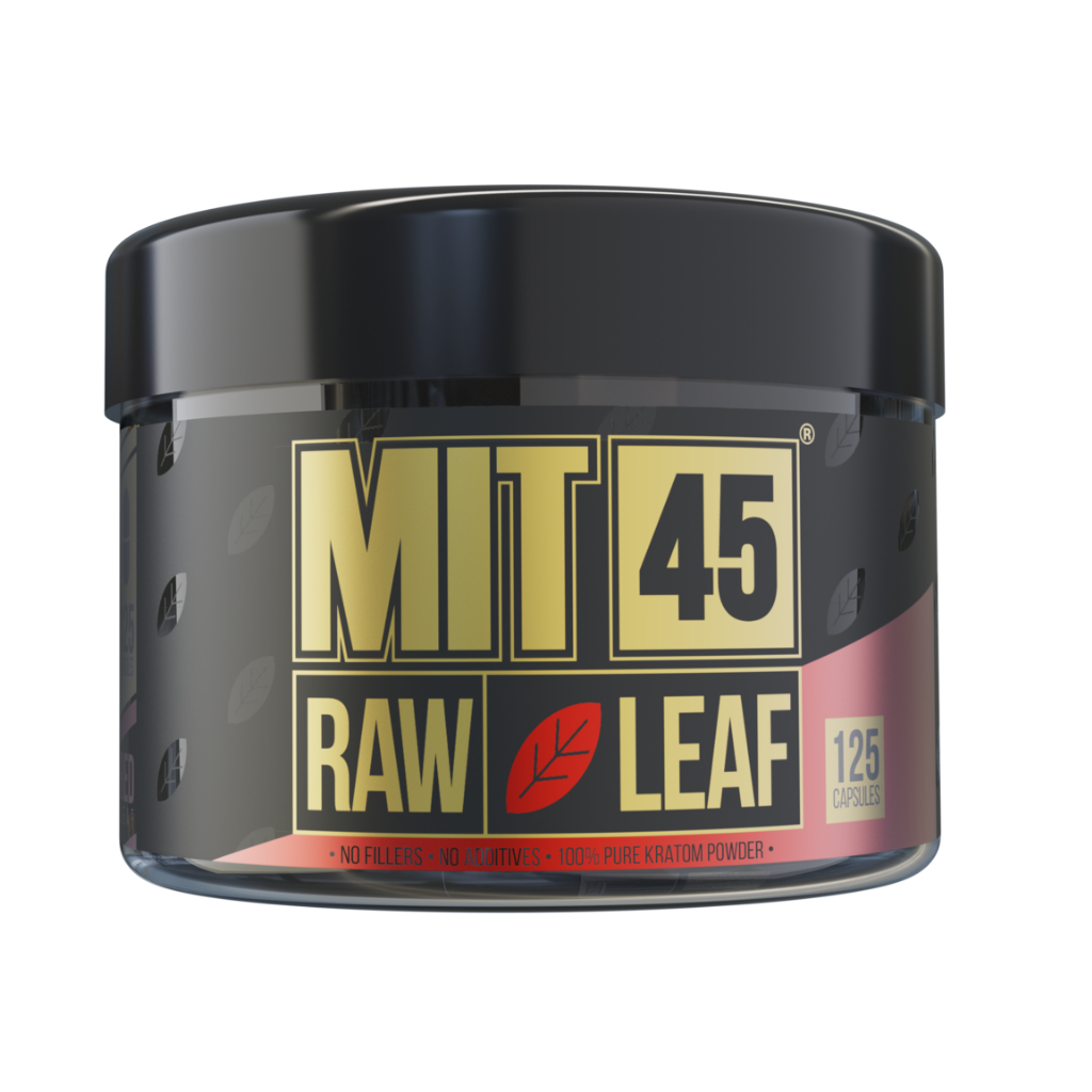 Mit45 Raw Kratom Capsules 125ct