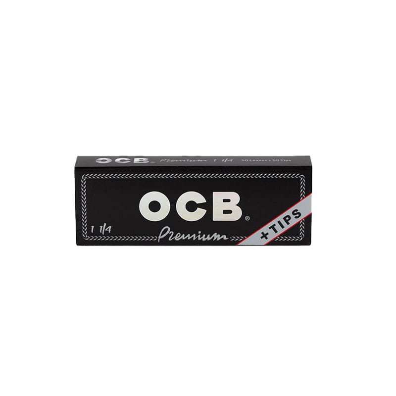 OCB Premium 1 1/4 Rolling Papers with Tips