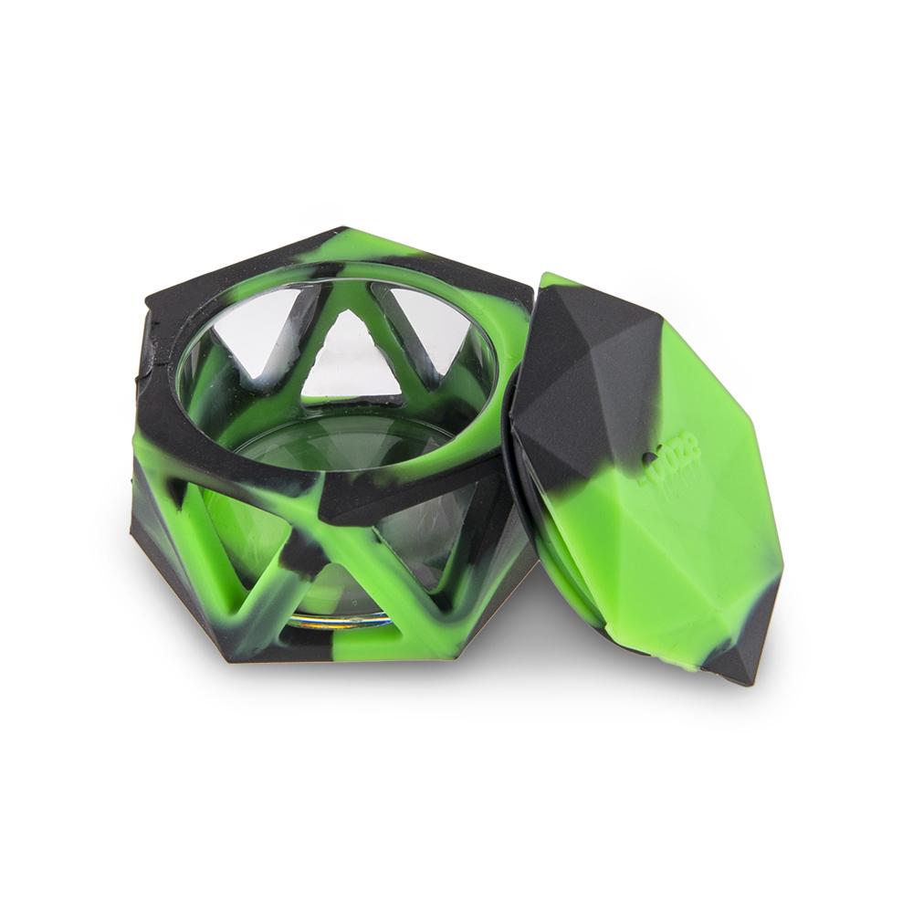 Ooze Geode Glass & Silicone Container