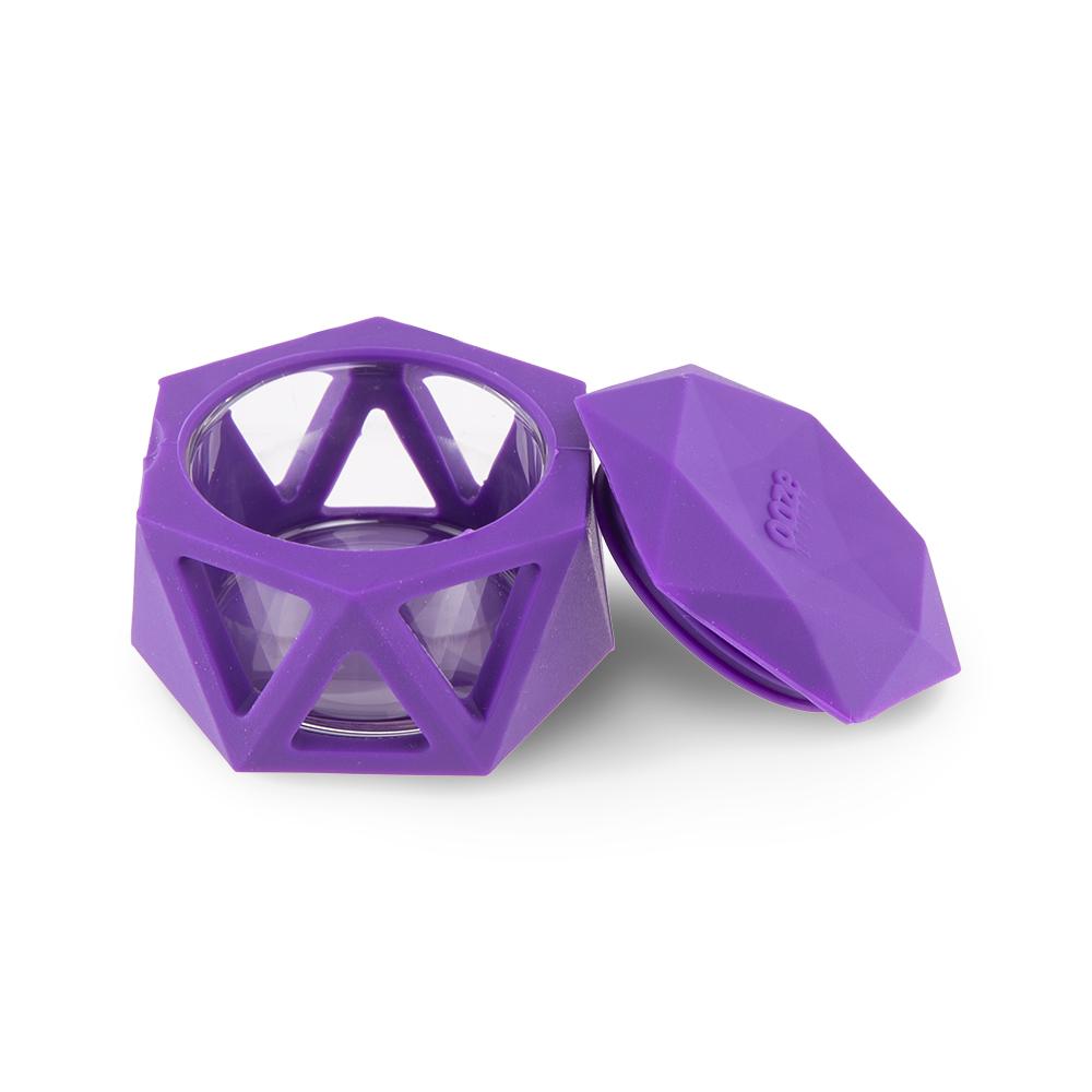 Ooze Geode Glass & Silicone Container