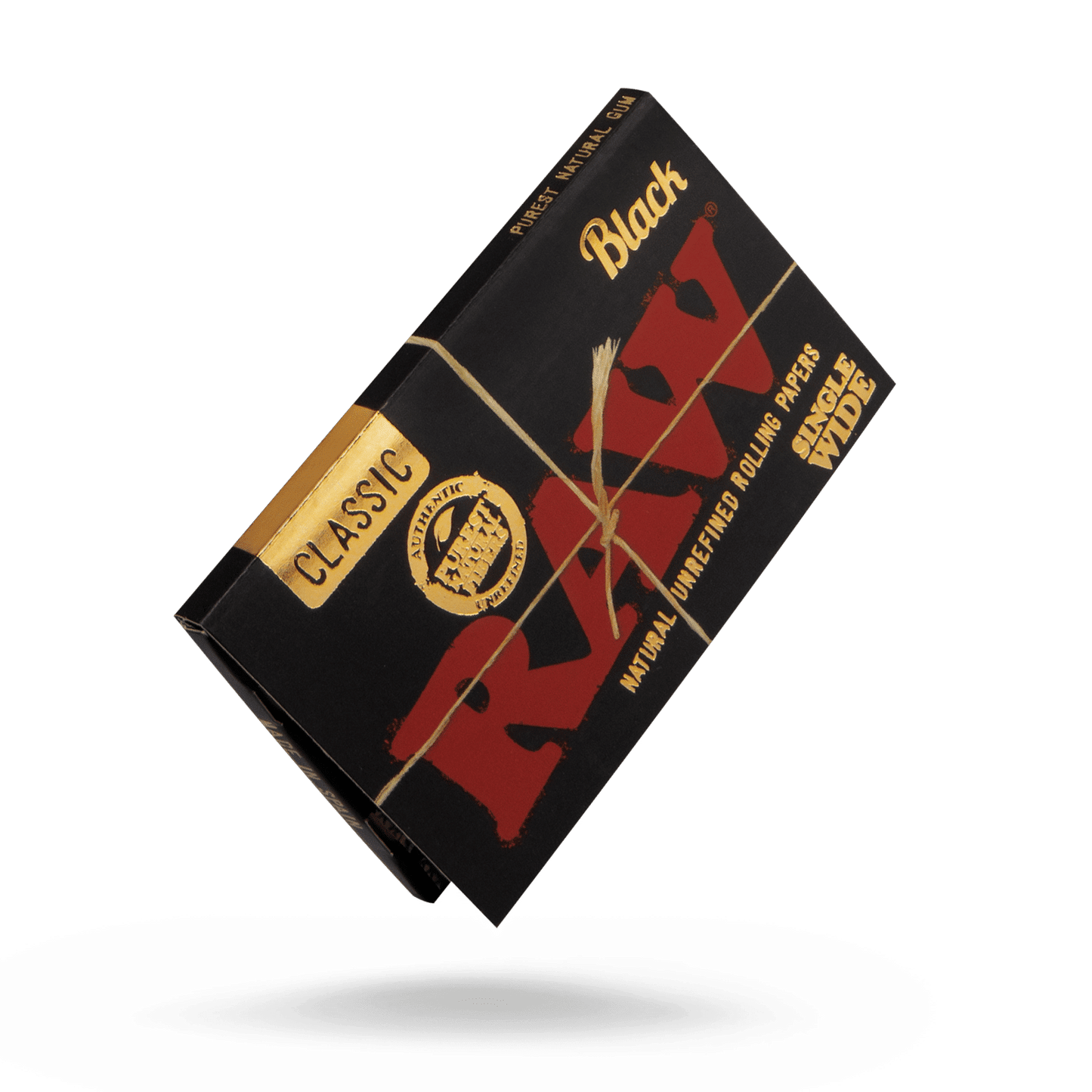 Raw Classic Black Single Wide 100ct