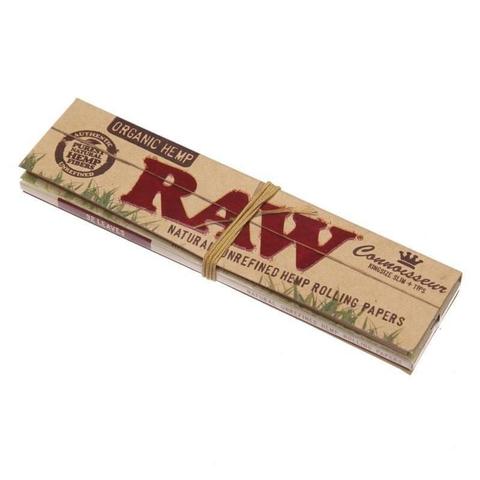 Raw Organic Hemp Connoisseur King Size Slim + Tips
