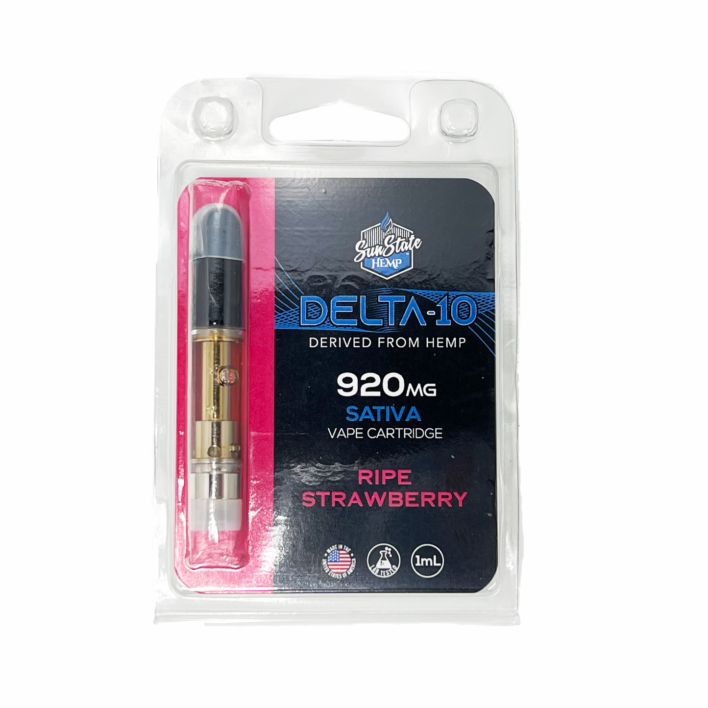 Sun State Hemp Delta 10 Cartridge 920mg
