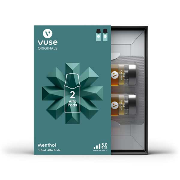 Vuse Alto Pods 5% 2 Pack - Menthol