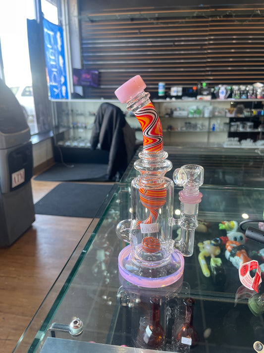 Small Swirl Perc Bong