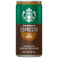 Starbucks Espresso and Cream 6.5FL Oz Cans