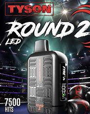 Tyson 2.0 Rounds 2 LCD 7500 Puff Disposable