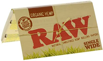 Raw Organic Hemp Single Wide 100ct