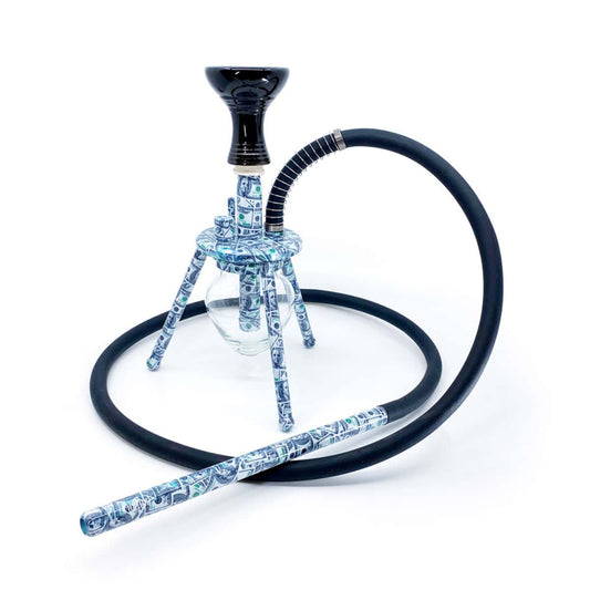 Amira Mini Spider Printed Hookah 12"