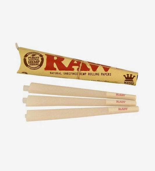 RAW Classic Pre-Rolled King Size Cones 3PK