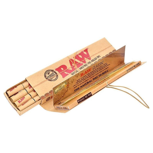 Raw Masterpiece 1 1/4 size with Pre-rolled Tips