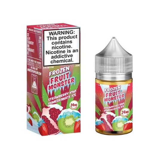 Strawberry Kiwi Pomegranate Ice by Frozen Fruit Monster Salts