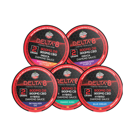 Sun State Hemp Delta 8 Diamond Sauce 2g - 1800mg