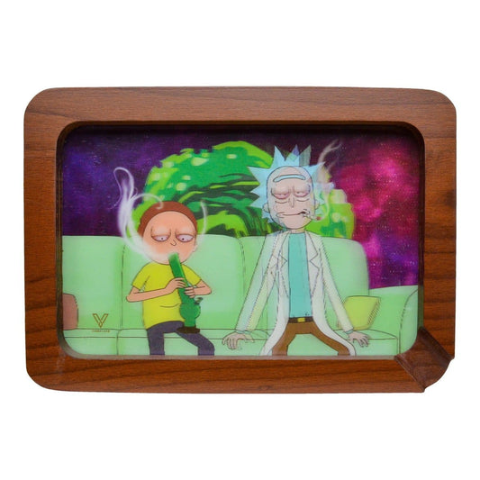 V Syndicate High Def 3D Wood Rolling Tray - Small