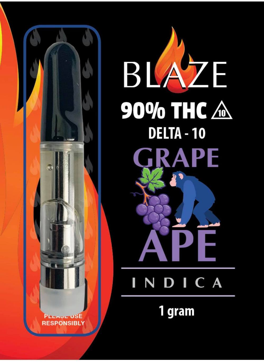 Blaze Delta 10 Cartridge 1000mg