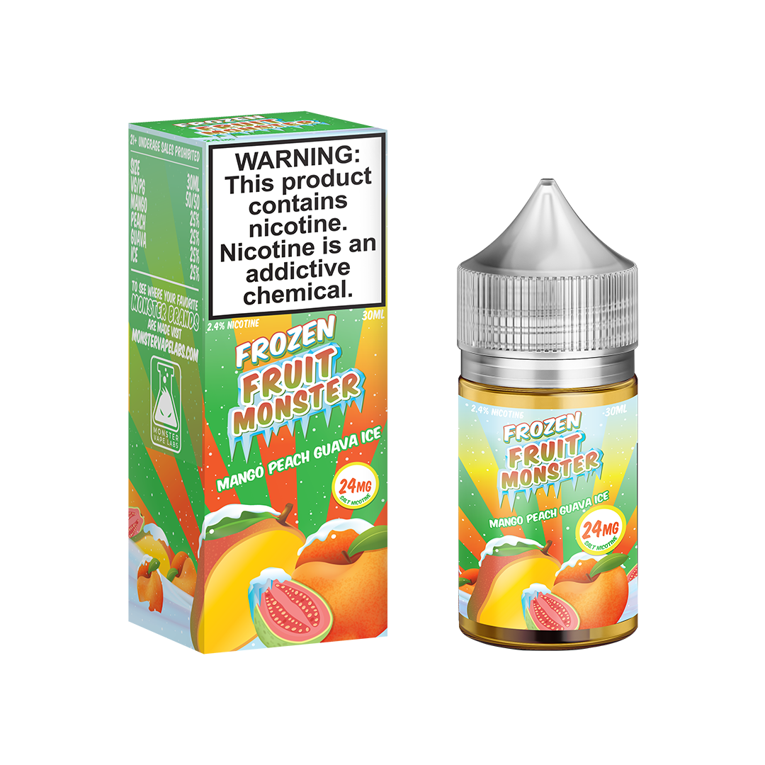 Frozen Fruit Monster Salts Mango Peach Guava Ice