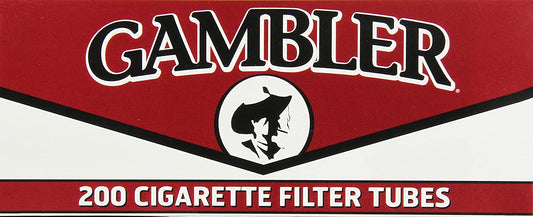 Gambler Regular Cigarette Filter Tubes - Pack of 200