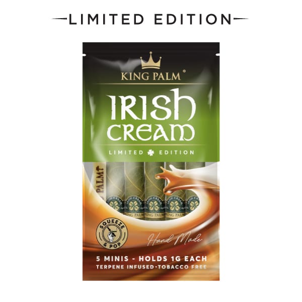 King Palm Flavored Mini Roll 5pk - Irish Cream