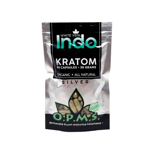 OPMS Silver White Vein Indo Capsules