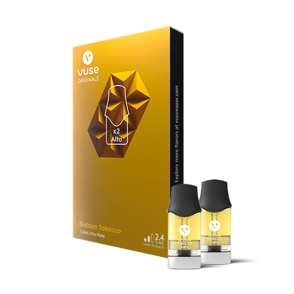 Vuse Alto Pods 2.4% 2 Pack- Golden Tobacco