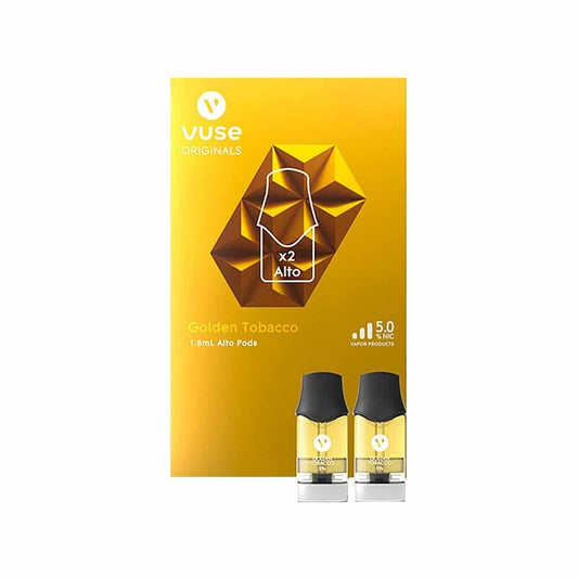 Vuse Alto Pods 5% 2 Pack - Golden Tobacco