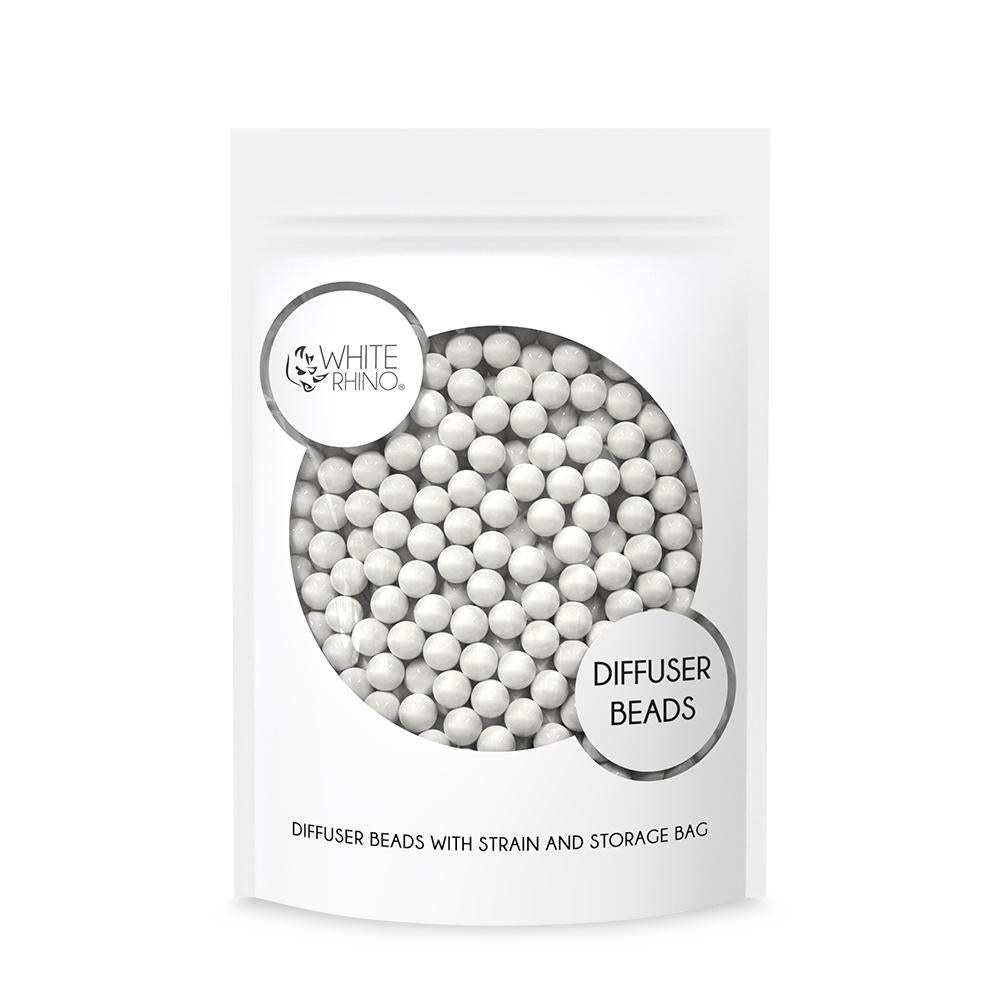 White Rhino Diffuser Beads