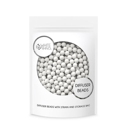 White Rhino Diffuser Beads